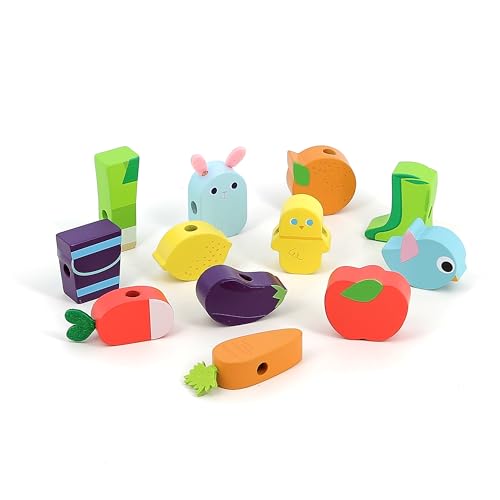Vilac 1517S Erste Aktivität-Holzperlenspiel zum Auffädeln für Kinder ab 18 Monaten-entwickelt Feinmotorik und Hand-Auge-Koordination-ideal für kreatives Lernen und Montessori Vilac 1517S Erste Aktivität-Holzperlenspiel zum Auffädeln für Kinder ab 18 Monaten-entwickelt Feinmotorik und Hand-Auge-Koordination-ideal für kreatives Lernen und Montessori von Vilac