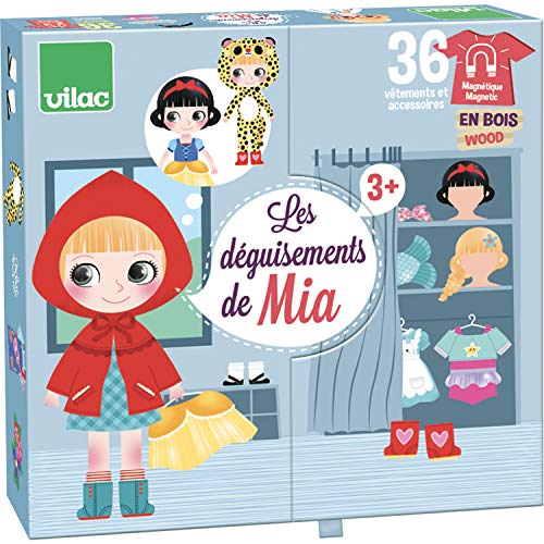 Vilac 2802 Les déguisements de Mia Fashion Puppen-Zubehör, bunt, M von Vilac