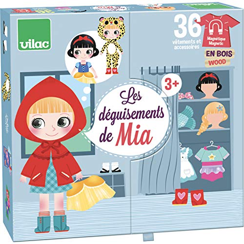 Vilac 2802 Les déguisements de Mia Fashion Puppen-Zubehör, bunt, M Vilac 2802 Les déguisements de Mia Fashion Puppen-Zubehör, bunt, M von Vilac