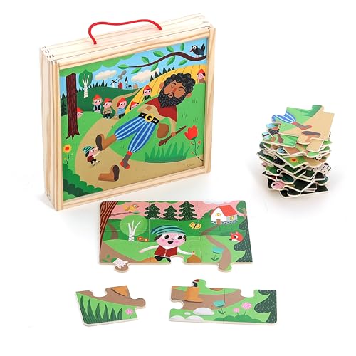Vilac Set mit 4 Puzzles aus Holz – Der kleine Zoll – Ingela P.Arrhenius – stimuliert die Koordination – Motorik und Problemlösung bei den Kleinen – poetisches und pädagogisches Universum Vilac Set mit 4 Puzzles aus Holz – Der kleine Zoll – Ingela P.Arrhenius – stimuliert die Koordination – Motorik und Problemlösung bei den Kleinen – poetisches und pädagogisches Universum von Vilac