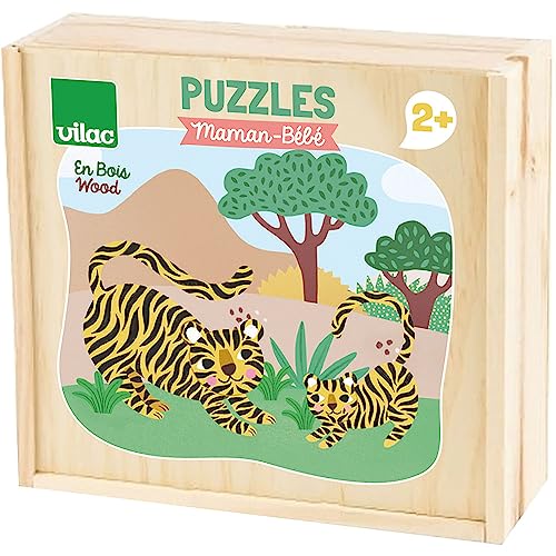 Vilac 8569 Panda Puzzle, Mehrfarbig von Vilac