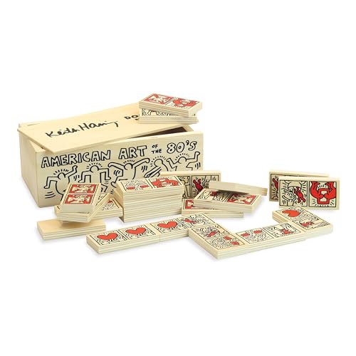 Vilac Dominospiel aus Holz für Kinder und Erwachsene, ideal für Reisen, klassisches Tisch-Spaßspiel für Familie, Keith Haring (in praktischer Holzbox), ab 2 Jahren Vilac Dominospiel aus Holz für Kinder und Erwachsene, ideal für Reisen, klassisches Tisch-Spaßspiel für Familie, Keith Haring (in praktischer Holzbox), ab 2 Jahren von Vilac