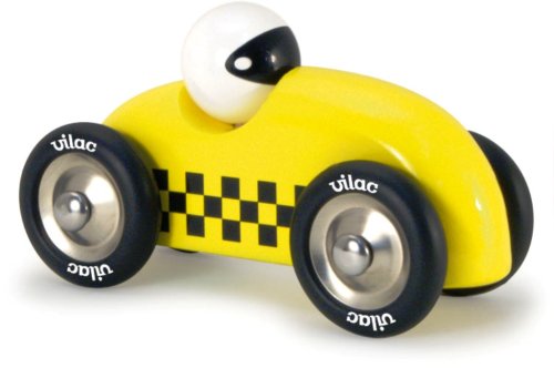 Vilac Checkers 2283 Holz Rally Auto Spielzeug, groß von Vilac