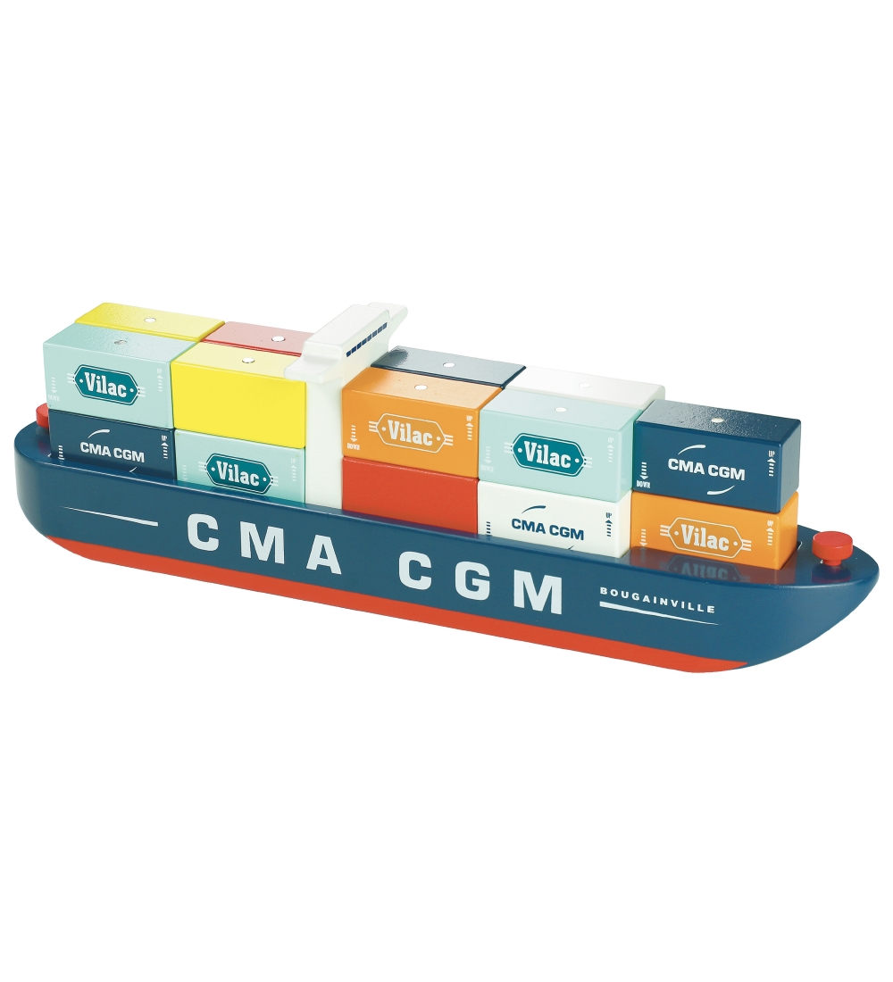 Vilac City - Holz - Containerschiff - Vilac - One Size - Spielzeug Vilac City - Holz - Containerschiff - Vilac - One Size - Spielzeug von Vilac