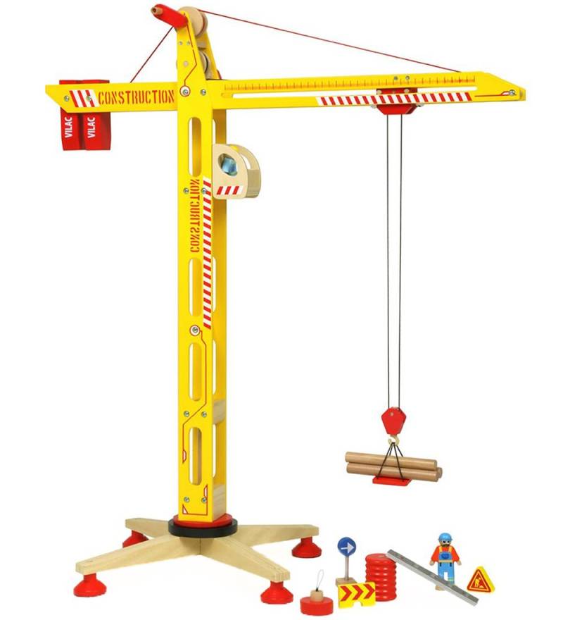 Vilac Holzspielzeug - Kran - 80 cm - Vilac - One Size - Autos Vilac Holzspielzeug - Kran - 80 cm - Vilac - One Size - Autos von Vilac
