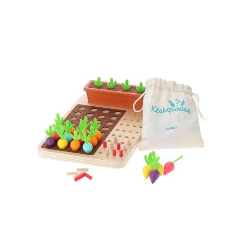 Vilac Keskipouss – Tag der Ernte – Lernspiel – Logik Lernen – 3 Schwierigkeitsstufen – einzigartiges Design – für Kinder ab 5 Jahren Vilac Keskipouss – Tag der Ernte – Lernspiel – Logik Lernen – 3 Schwierigkeitsstufen – einzigartiges Design – für Kinder ab 5 Jahren von Vilac