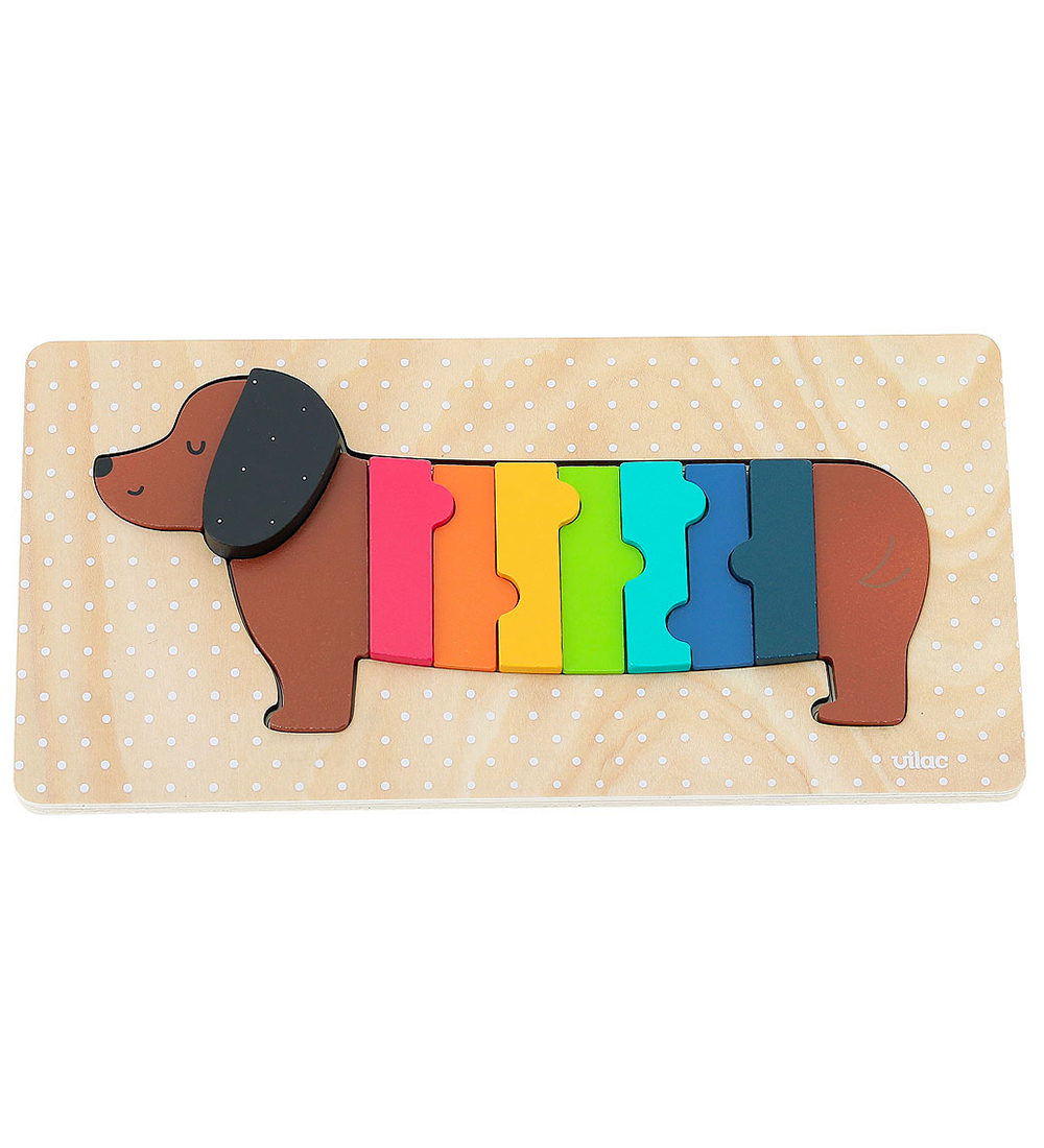 Vilac Puzzlespiel - Holz - 11 Teile - Hund - Vilac - One Size - Puzzlespiele Vilac Puzzlespiel - Holz - 11 Teile - Hund - Vilac - One Size - Puzzlespiele von Vilac