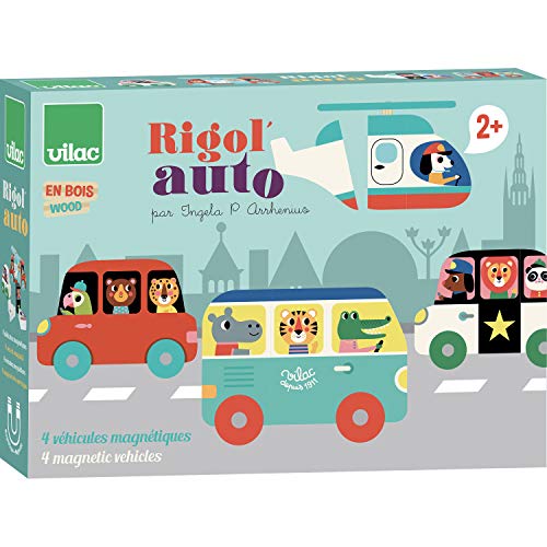 Vilac - Rigol'auto Ingela P. Arrhenius, magnetisch, Mehrfarbig (XVC-7603) von Vilac