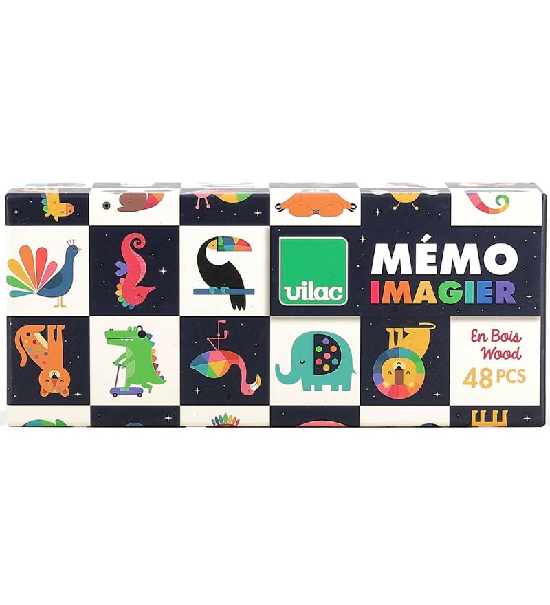 Vilac Spiele - Memory-Spiel - Tiere - Vilac - One Size - Spiele Vilac Spiele - Memory-Spiel - Tiere - Vilac - One Size - Spiele von Vilac