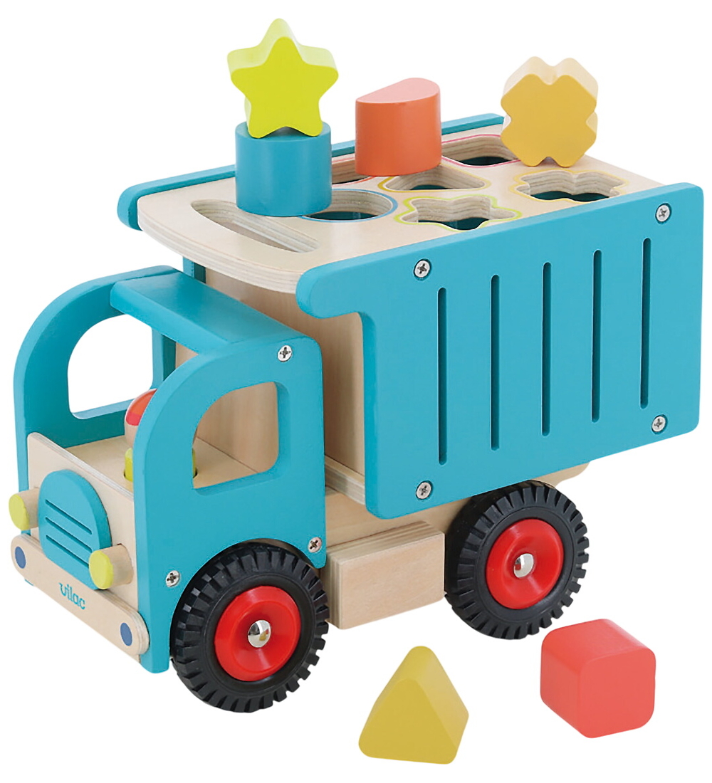Vilac Steckspiel - 26 cm - LKW m. Steckspiel - Vilac - One Size - Steckspiele Vilac Steckspiel - 26 cm - LKW m. Steckspiel - Vilac - One Size - Steckspiele von Vilac