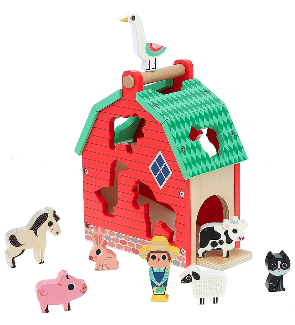 Vilac Steckspiel - Holz - Bauernhaus - Vilac - One Size - Steckspiele von Vilac