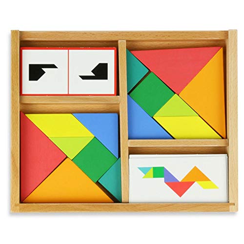 Vilac 6061 Tangram im 2-er Set für Kinder ab 5 Jahren von Vilac