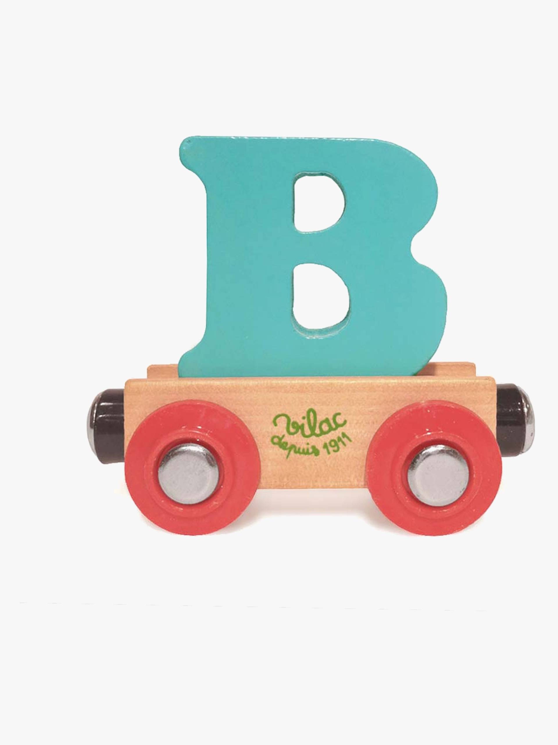 Vilac Waggon Mit Buchstabe B, Grün von Vilac
