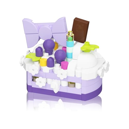 Vilbocr Dessert Bausteine, Kreative Stadt Lebensmittel Spielzeug Set ,Mini Kuchen Geschenk Party Spiel Zubehör, Osterei Füller für Kinder (Yuni Popo 194Pcs) von Vilbocr