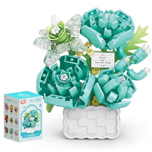 Vilbocr Miniatur Botanische Bausteine Sammlung Büro Weihnachten Geburtstag Party Künstliche Blumen Getrocknete Blume Dekoration Blumen Gebäude Spielzeug Valentinstag und Muttertag (Blaue Zaubererin) Vilbocr Miniatur Botanische Bausteine Sammlung Büro Weihnachten Geburtstag Party Künstliche Blumen Getrocknete Blume Dekoration Blumen Gebäude Spielzeug Valentinstag und Muttertag (Blaue Zaubererin) von Vilbocr