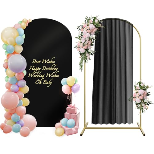 Metallbogenständer und Hochzeitsbogenabdeckungs-Set, Ständer und Bogenabdeckung mit 100 mehrfarbigen Party-Luftballons für Geburtstag, Hochzeitszeremonie, Braut-Babyparty, Abschlussfeiern Metallbogenständer und Hochzeitsbogenabdeckungs-Set, Ständer und Bogenabdeckung mit 100 mehrfarbigen Party-Luftballons für Geburtstag, Hochzeitszeremonie, Braut-Babyparty, Abschlussfeiern von VildVandring