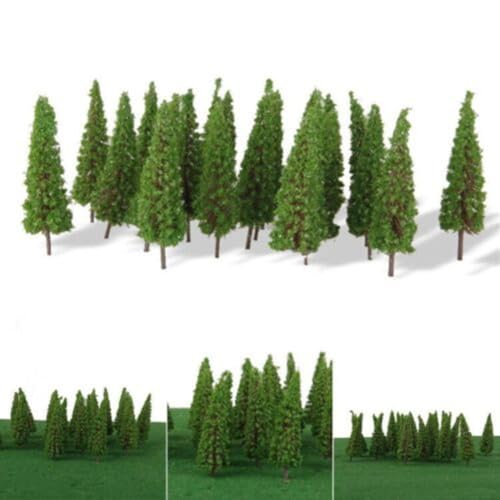 Diorama Beautification Collection of 50 Realistic Model Trees tailored to Train Layouts von Vilgftyiet
