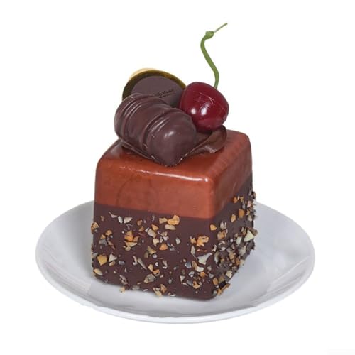 Lebensechtes simuliertes Brotmodell, Erdbeer-Obstkuchendekoration, gefälschter Snack Dessert (2) von Vilgftyiet