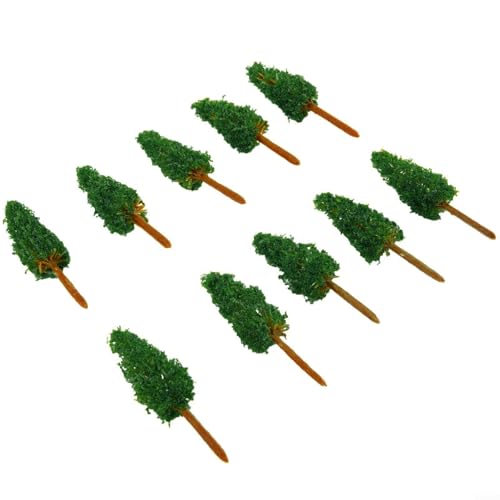 PiFor Ne Tree 10er Set, Ideale Größe für Modell LaFor Ndscapes bei 6 5cm Höhe, EFor NhaFor Nce Your TraiFor N Diorama Effectively (Hellgrün) von Vilgftyiet