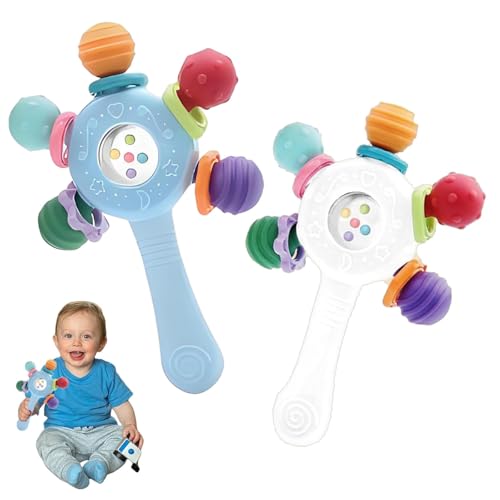 2 Stück Baby Spielzeug Qualität Baby Spielzeug 6 monate baby spielzeug 0 monate, Griffstärkung, Geeignet für Hörentwicklung und Zähneentwicklung, Ideal für im Alter von Babyspielzeug 0-6 Monate 2 Stück Baby Spielzeug Qualität Baby Spielzeug 6 monate baby spielzeug 0 monate, Griffstärkung, Geeignet für Hörentwicklung und Zähneentwicklung, Ideal für im Alter von Babyspielzeug 0-6 Monate von Vimmvid
