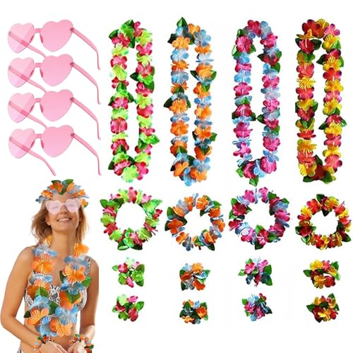 20 Stück Hawaii Kette Blumen,Blumenketten Hawaii Mit Herzbrille,Hawaii Ketten Band und Armband Party Dekoration,Hawaii Blumenkette Kleidung Dekoration Strand Tropisch Geburtstag Party Zubehör Präsent 20 Stück Hawaii Kette Blumen,Blumenketten Hawaii Mit Herzbrille,Hawaii Ketten Band und Armband Party Dekoration,Hawaii Blumenkette Kleidung Dekoration Strand Tropisch Geburtstag Party Zubehör Präsent von Vimmvid