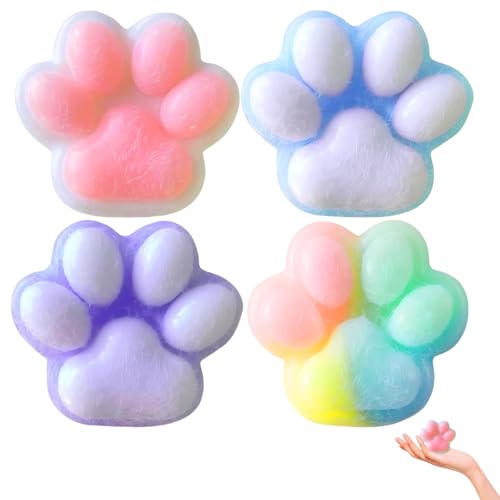 4 Teiliges Set Squishy Pfote, Squishies Handgefertigter Stress Spielzeug, Fufu Squishy Anti Stress Spielzeug, Katzenpfoten für Stressabbau Stressabbau Für Jungen Und Mädchen Geschenk 4 Teiliges Set Squishy Pfote, Squishies Handgefertigter Stress Spielzeug, Fufu Squishy Anti Stress Spielzeug, Katzenpfoten für Stressabbau Stressabbau Für Jungen Und Mädchen Geschenk von Vimmvid