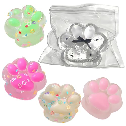 5 Stück 14x14cm Katzenpfoten Squishy Katzenpfoten Spielzeug Pfote Squishy Kombinationsset, Transparent Niedliche Pfote Zur Entspannung Stressabbau Stressabbau Fidget Toys Für Kinder 5 Stück 14x14cm Katzenpfoten Squishy Katzenpfoten Spielzeug Pfote Squishy Kombinationsset, Transparent Niedliche Pfote Zur Entspannung Stressabbau Stressabbau Fidget Toys Für Kinder von Vimmvid