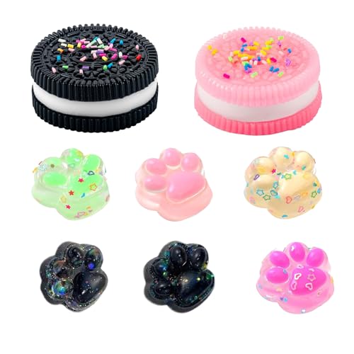 8 Stück Kekse Stress Spielzeug Set, Katzenpfoten Squishy, Weich Gepresste Kekse Spielzeug Schön und Langlebig, Leicht Zu Tragen Viele Farben Kann an Freunde und Familie Geschenkt Werden 8 Stück Kekse Stress Spielzeug Set, Katzenpfoten Squishy, Weich Gepresste Kekse Spielzeug Schön und Langlebig, Leicht Zu Tragen Viele Farben Kann an Freunde und Familie Geschenkt Werden von Vimmvid