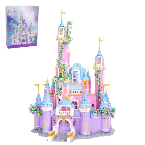 Vinbosion Bauklötze Set,Mädchen Traum Prinzessin Schloss Gebäude Spielzeug,Geschenk für Weihnachten,Geburtstag,Neujahr(4780PCS) von Vinbosion