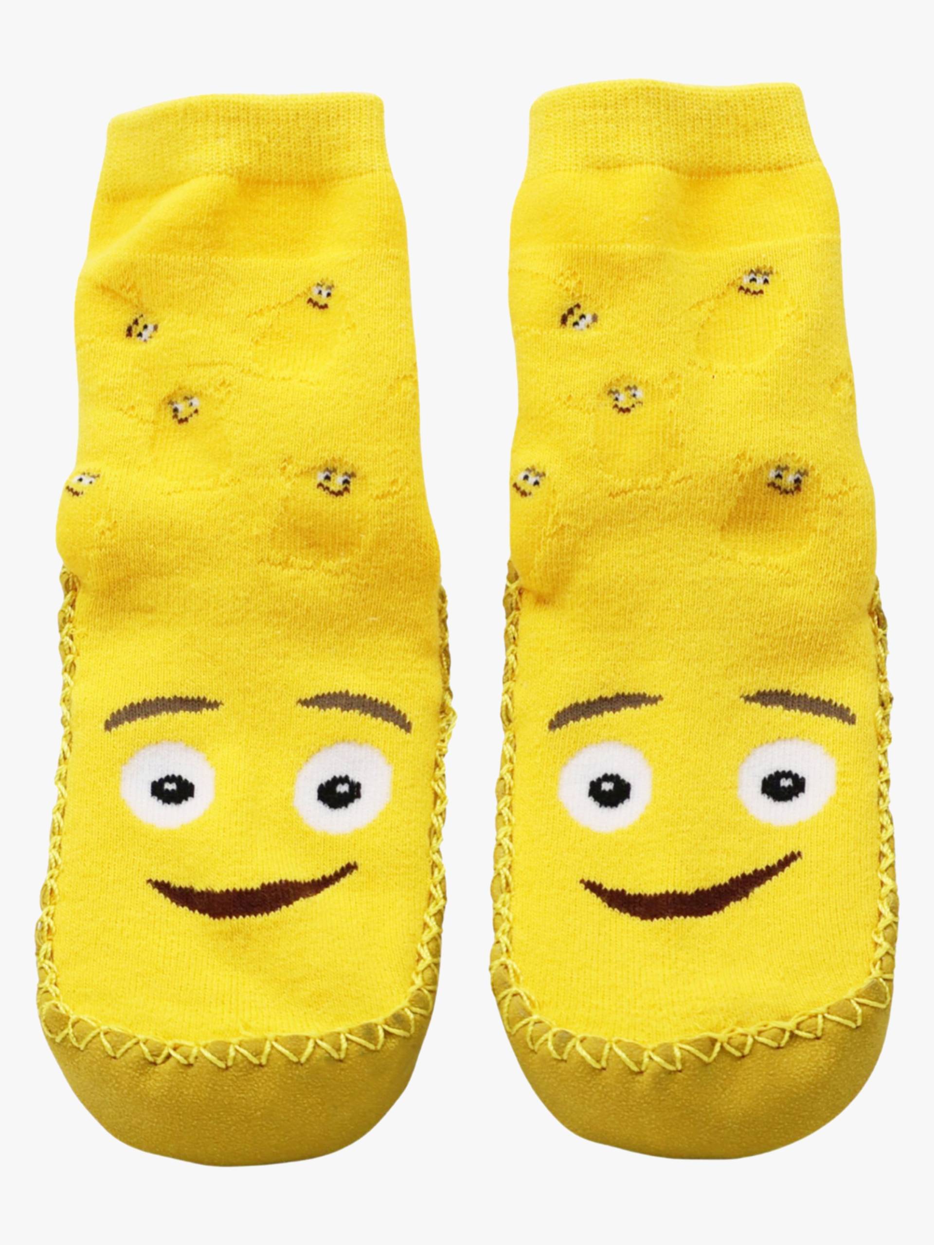 Vincent Bibbi Mockassins, Yellow, 22-24 von Vincent