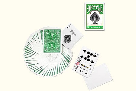Cards Bicycle Green Back USPCC von Vincenzo Di Fatta (V)