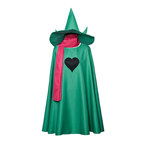 Deltarune Ralsei Cosplay Hoodie Umhang mit Mütze und Schal Outfit Halloween Dress Up für Erwachsene Deltarune Ralsei Cosplay Hoodie Umhang mit Mütze und Schal Outfit Halloween Dress Up für Erwachsene von VintageCos