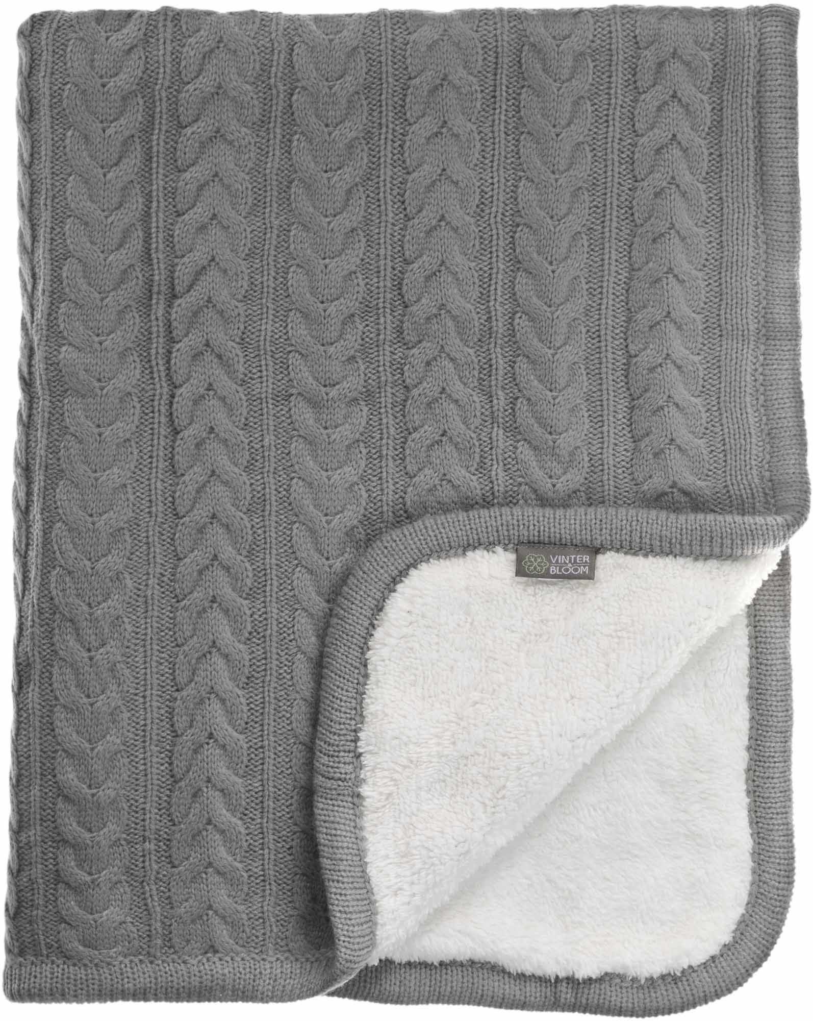 Vinter &  Bloom Babydecke Cuddly, Dove Grey, Kinderwagendecke von Vinter & Bloom