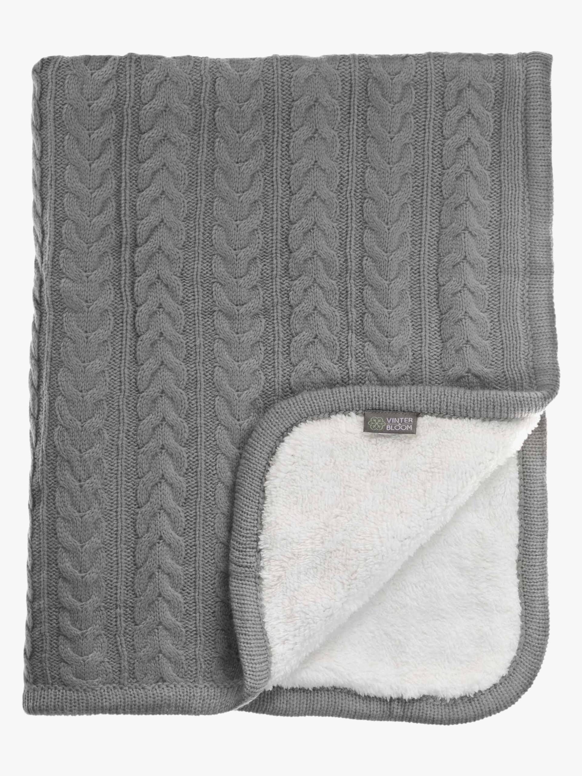 Vinter &  Bloom Babydecke Cuddly, Dove Grey, Kinderwagendecke von Vinter & Bloom