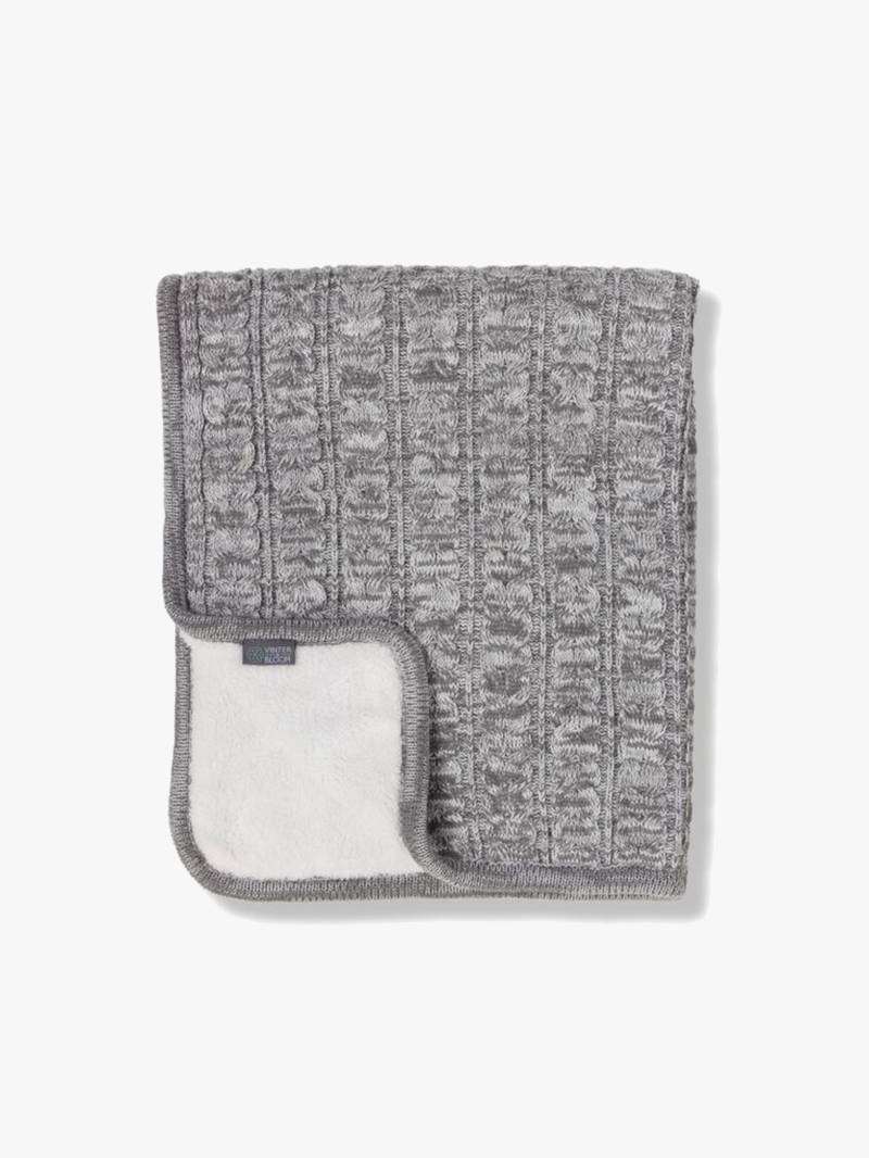 Vinter &  Bloom Babydecke Cuddly, Grey Melange, Kinderwagendecke von Vinter & Bloom