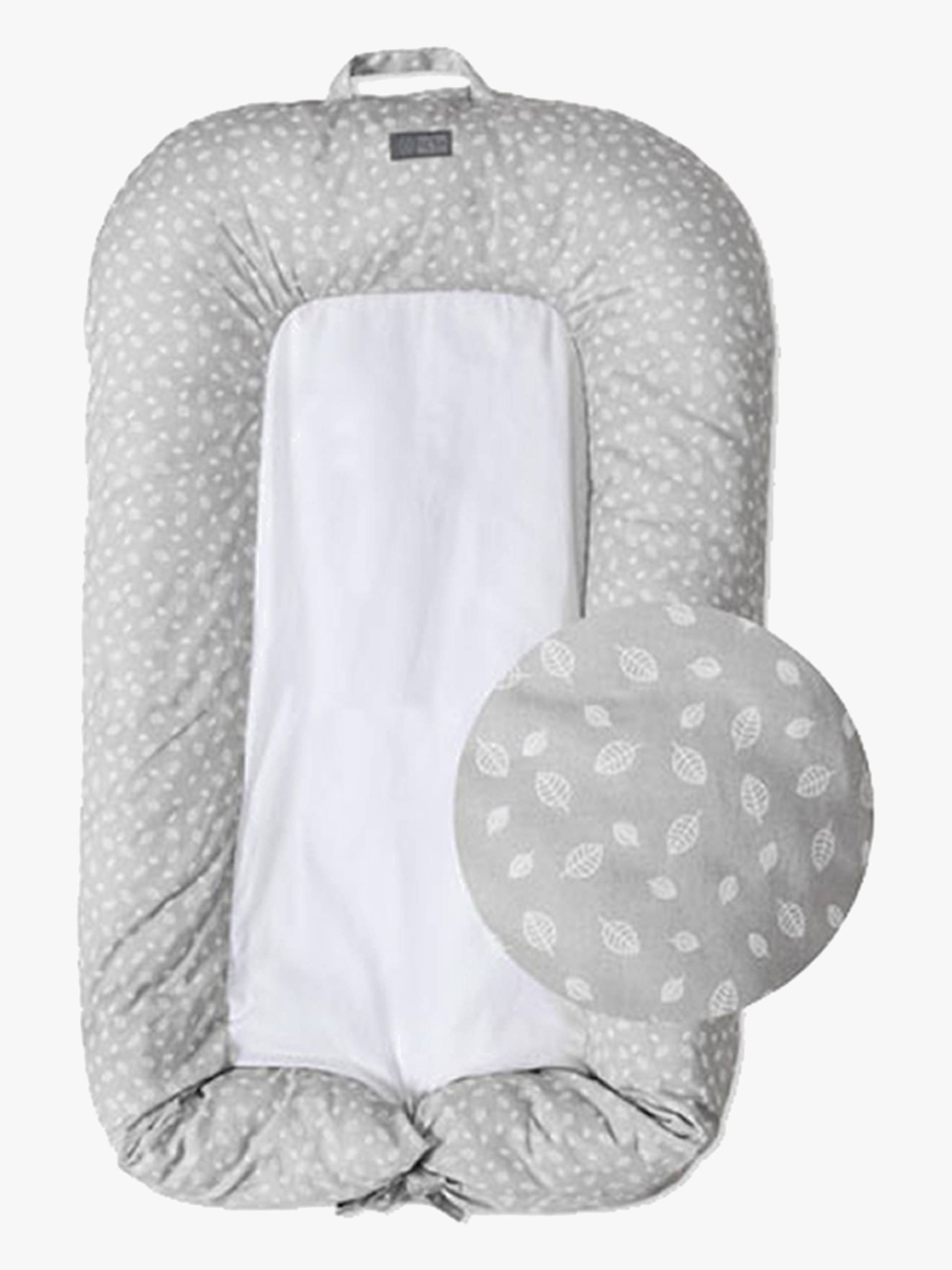 Vinter & Bloom Babynest Nordic Leaf, Calm Grey Vinter & Bloom Babynest Nordic Leaf, Calm Grey von Vinter & Bloom