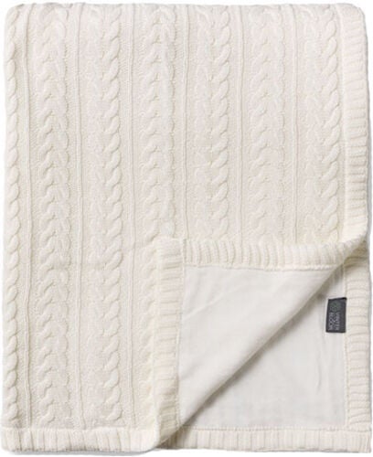 Vinter &  Bloom Cotton Cuddly EKO Decke, Warm White von Vinter & Bloom