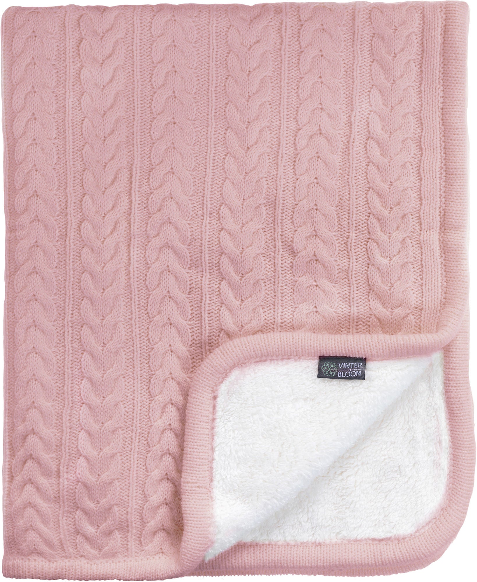 Vinter &  Bloom Babydecke Cuddly, Dusty Rose, Kinderwagendecke von Vinter & Bloom