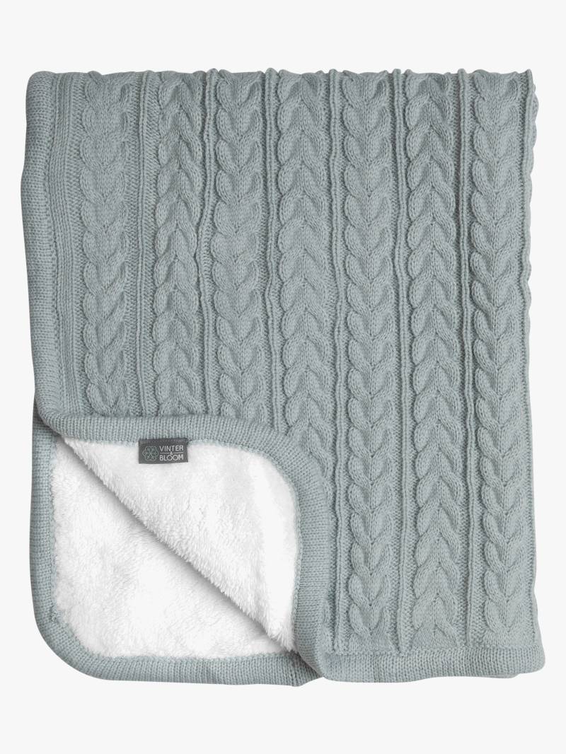 Vinter &  Bloom Decke Cuddly, Sage Green von Vinter & Bloom