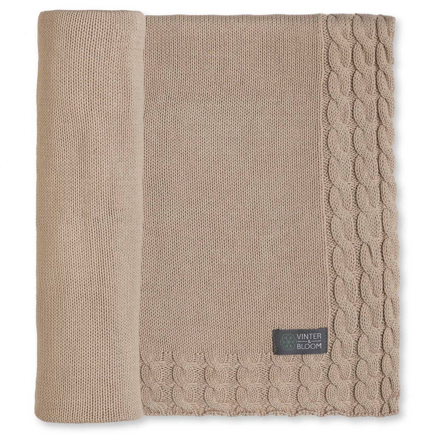 Vinter & Bloom Joy EKO Decke, Almond Beige Vinter & Bloom Joy EKO Decke, Almond Beige von Vinter & Bloom