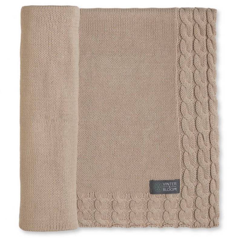 Vinter &  Bloom Joy EKO Decke, Almond Beige von Vinter & Bloom