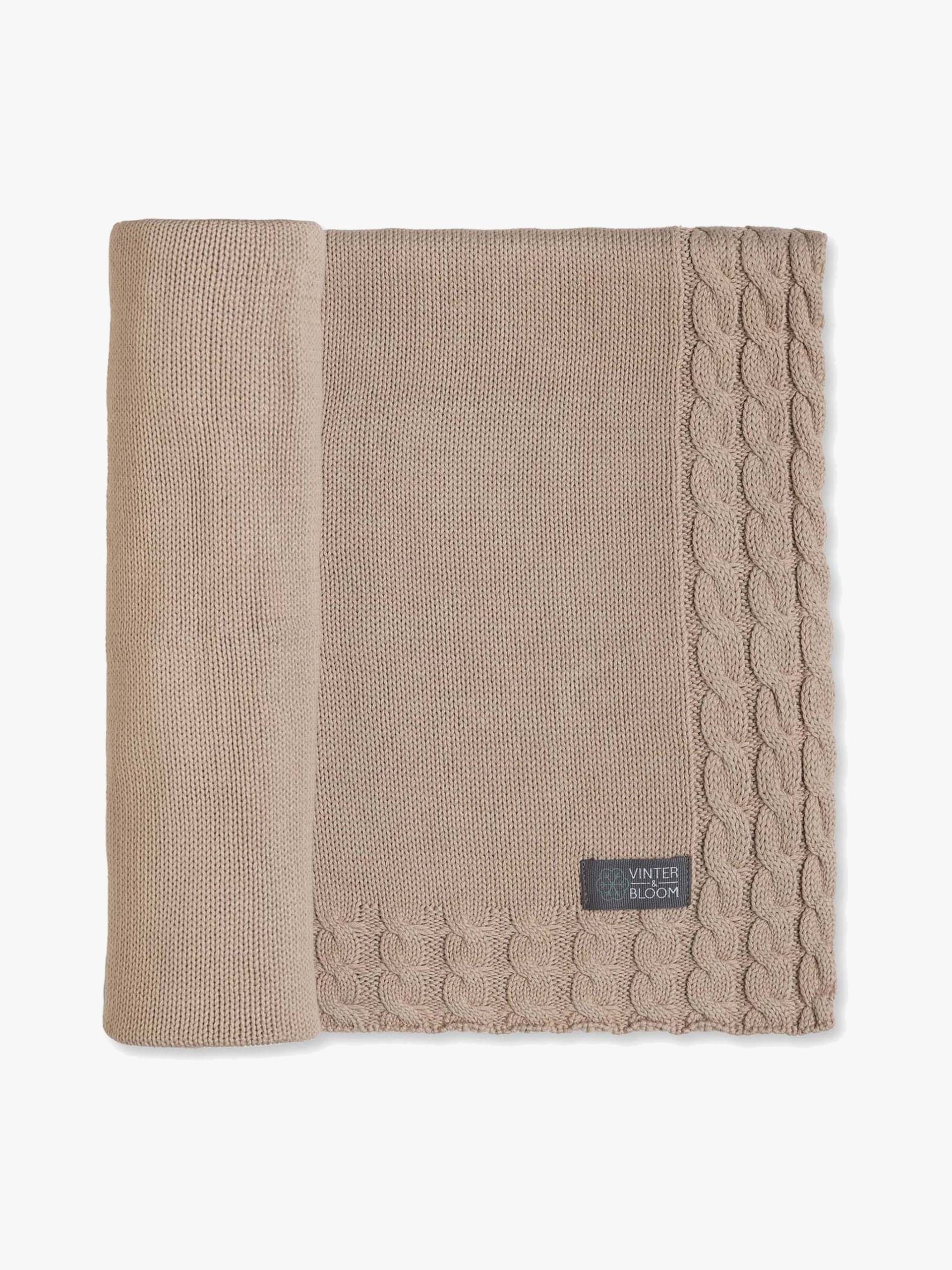 Vinter & Bloom Joy EKO Decke, Almond Beige Vinter & Bloom Joy EKO Decke, Almond Beige von Vinter & Bloom