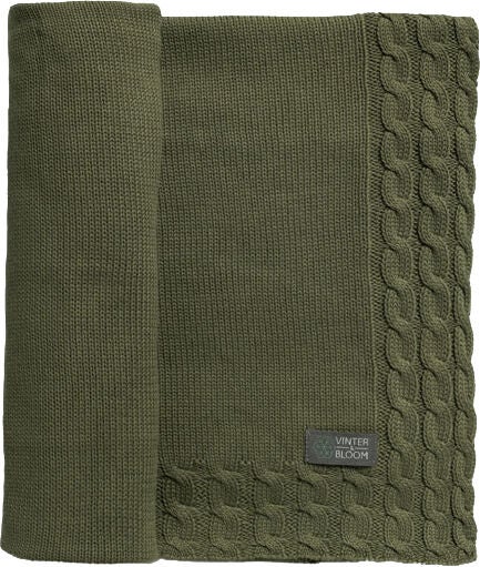 Vinter & Bloom Joy EKO Decke, Olive Green Vinter & Bloom Joy EKO Decke, Olive Green von Vinter & Bloom