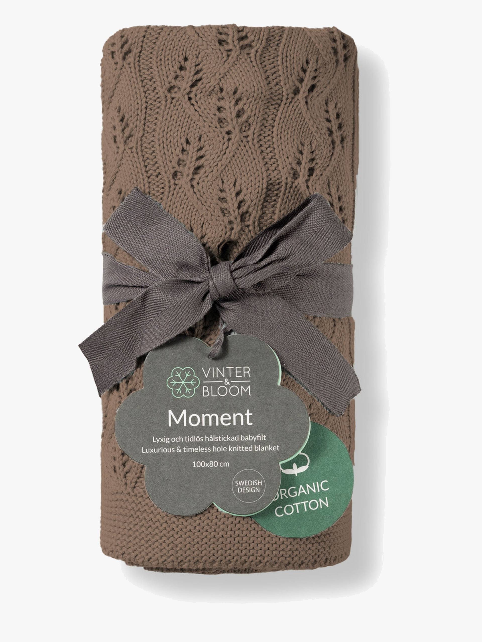 Vinter &  Bloom Moment Decke EKO, Taupe Brown von Vinter & Bloom