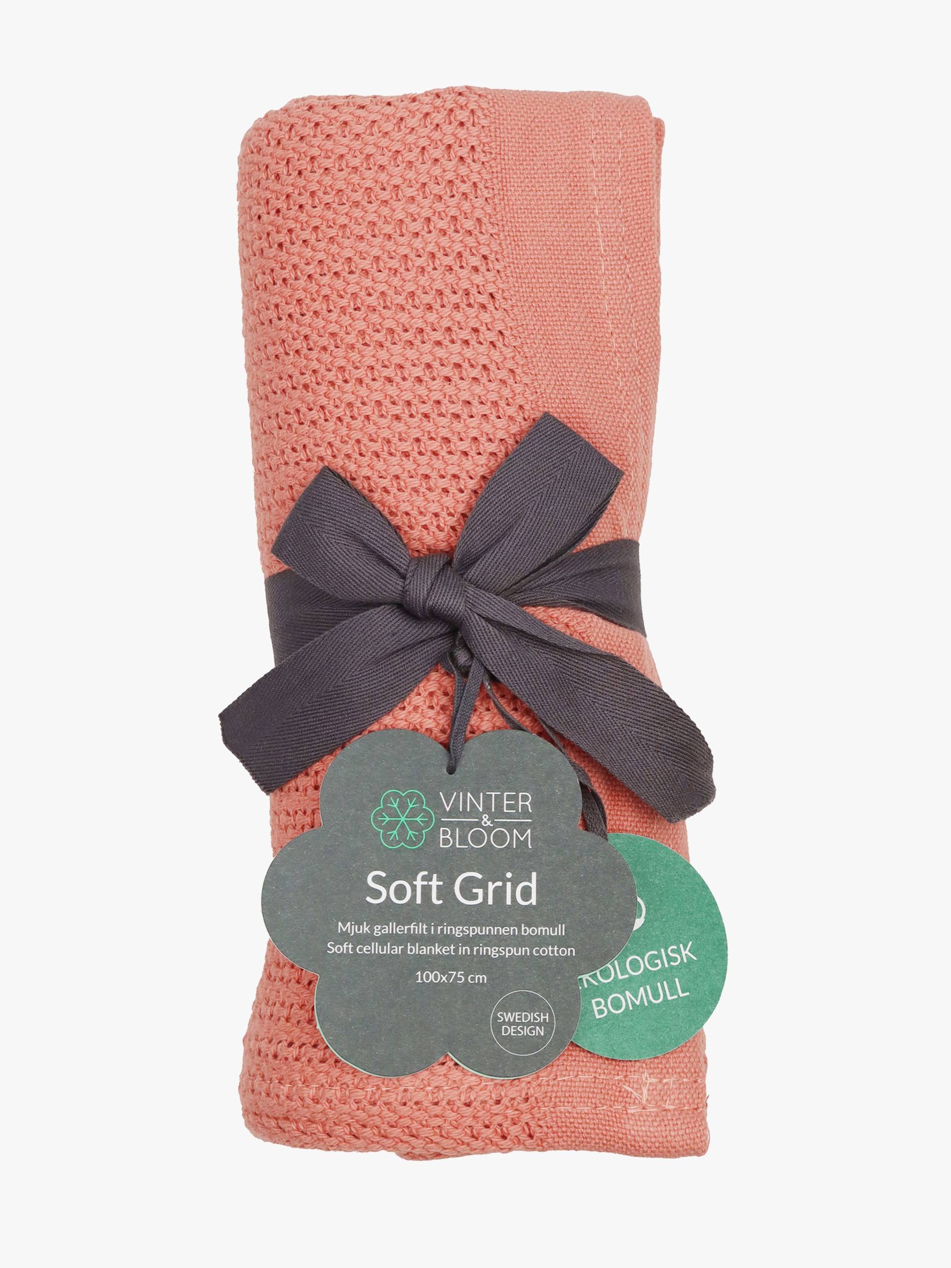 Vinter &  Bloom Soft Grid EKO Lochmusterdecke, Clay Coral von Vinter & Bloom