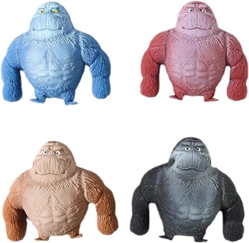 Anti-Angst-Gorilla-Spielzeug, Anti-Stress-Gorilla-Puppe, realistische Anti-Stress, Stretching Gorilla-Puppe, geeignet für Freizeit, Unterhaltung, de-Stress, braun Anti-Angst-Gorilla-Spielzeug, Anti-Stress-Gorilla-Puppe, realistische Anti-Stress, Stretching Gorilla-Puppe, geeignet für Freizeit, Unterhaltung, de-Stress, braun von Viojrlly
