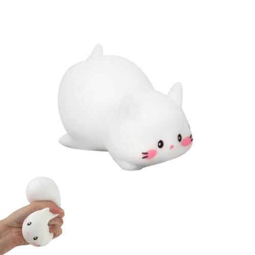 Viojrlly Weicher Knautschball Spielzeug, Stress Katze Stress Spielzeug, Antistress Spielzeug, Niedliche Katze Stressball Weiß, Lustiges Squeeze Toys, Fidget Toys Reisespielzeug Entspannungsartikel Viojrlly Weicher Knautschball Spielzeug, Stress Katze Stress Spielzeug, Antistress Spielzeug, Niedliche Katze Stressball Weiß, Lustiges Squeeze Toys, Fidget Toys Reisespielzeug Entspannungsartikel von Viojrlly