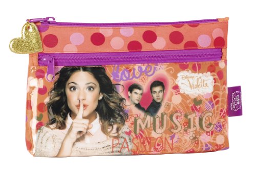 Violetta Federmäppchen mit 2 Reißverschlüssen (SAFTA 811442033) von Violetta
