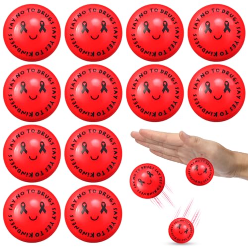 VioraWhite 50 Stück Red Ribbon Week Flummis Bulk Say No to Drugs Anti Drug Awareness Balls Drug Free Red Ribbon Week Accessories for Classroom School Events Charity Education Supplies VioraWhite 50 Stück Red Ribbon Week Flummis Bulk Say No to Drugs Anti Drug Awareness Balls Drug Free Red Ribbon Week Accessories for Classroom School Events Charity Education Supplies von VioraWhite