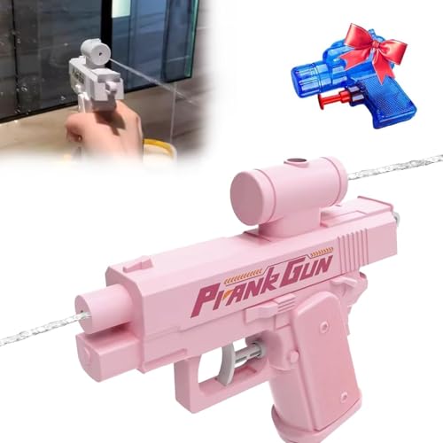 Prank Water Gun, Prank Gun, Pranks Wasserpistole, Wasser Pistole, Pranks Squirt Guns, Reverse Wasser Squirter Spielzeug FüR Sommer Outdoor Garten Hinterhof Rasen (Rosa) von Vipomkowa